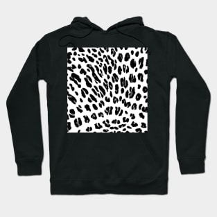 Albino Wild Cat print pattern Hoodie